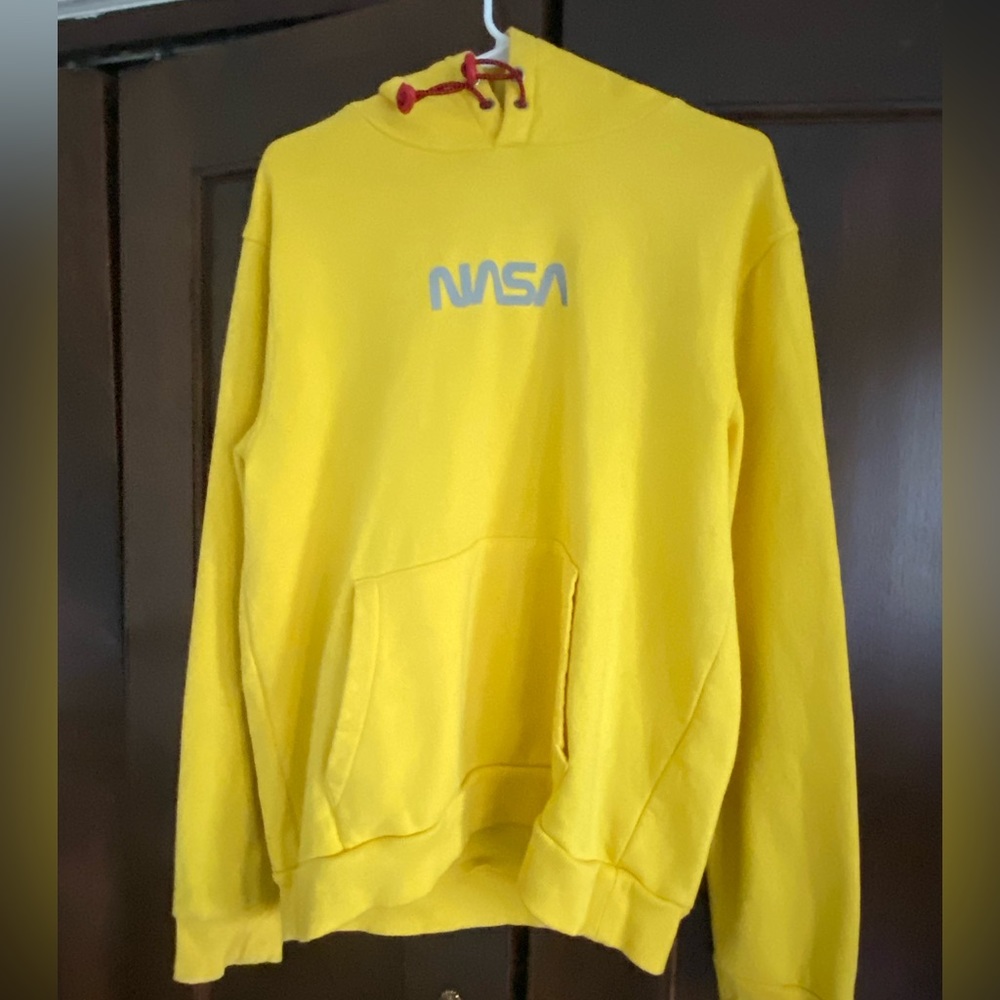 Unique Yellow NASA Hoodie